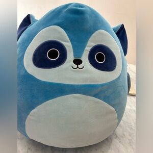 Original Squishmallows Rolf Turquoise and White Plush